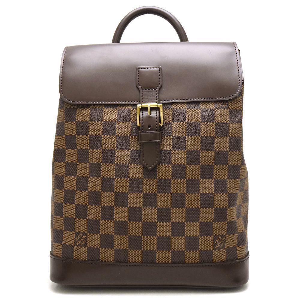 Louis Vuitton Damier Soho Ebene Backpack Brown